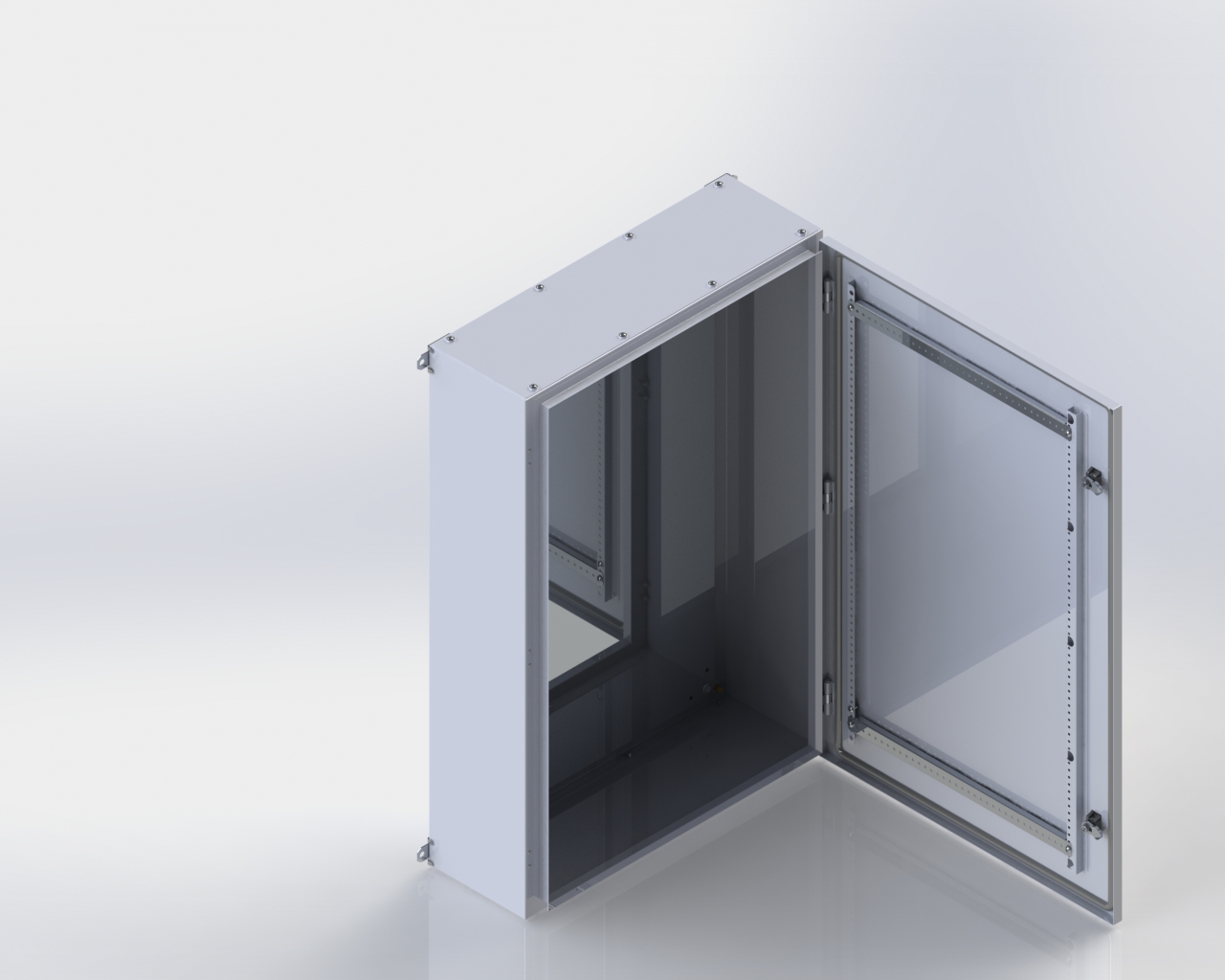 Sıva Üstü Montaj Plakalı Düz Kapılı Kompakt Panolar