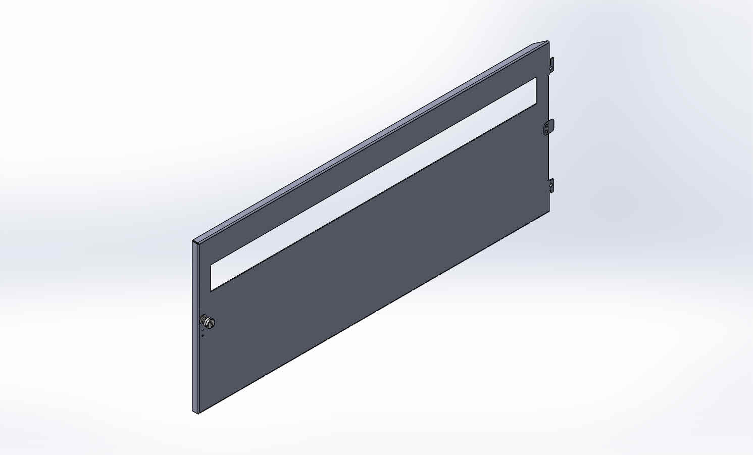 Duvar Tipi 300mm W Otomat Üste Yakın Perdeler (İç Kapaklar)