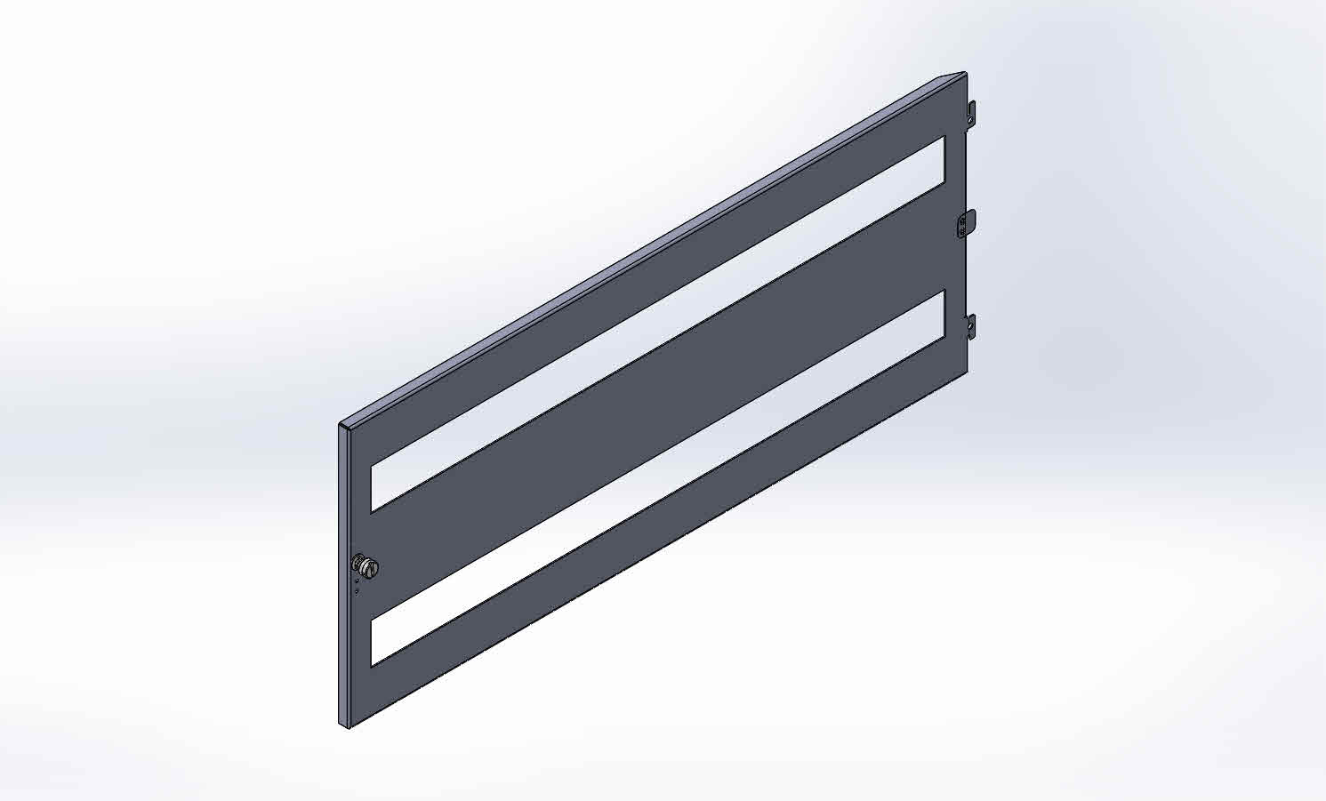 Duvar Tipi 300mm W Otomat 2 Sıralı Perdeler (İç Kapaklar)