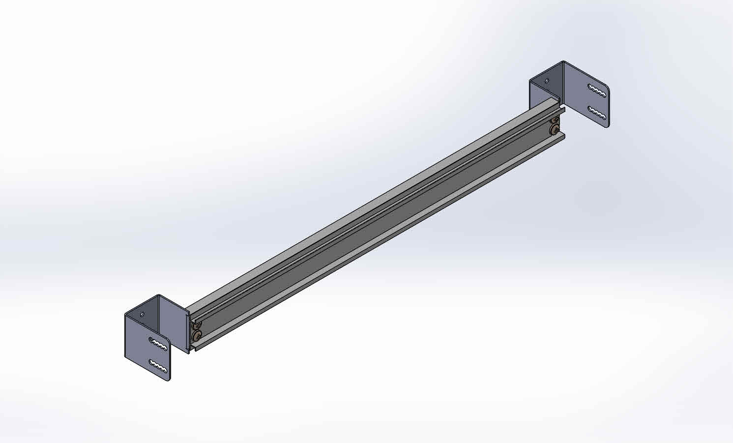 Duvar Alüminyum W Otomat Rayları