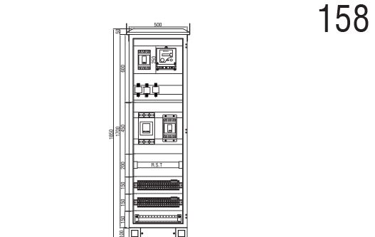 Dikili Tip Monoblok Harici  Ölçü Panoları Panoları IP55 - IP65