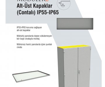 Modüler2 Alt-Üst Kapaklar  IP55-IP65 (contalı)