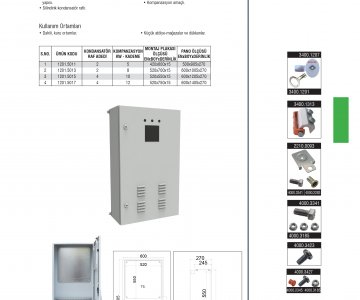 Duvar Tipi Bir Amaçlı Kompanzasyon Panoları IP40